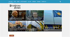 Desktop Screenshot of prishtinanews.net