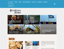 Tablet Screenshot of prishtinanews.net